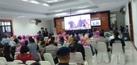 Momen Haru Konferensi Video Keluarga Brimob Jambi yang BKO ke DKI