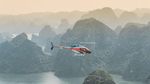 Foto: Wisata Naik Helikopter di Ha Long Bay, Vietnam
