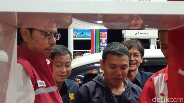 Menteri ESDM Ignasius Jonan cek pasokan BBM