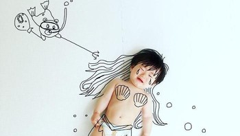 Putri duyung. Foto: instagram.com/yota7454/