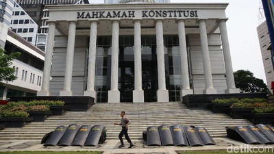 Potret Pengamanan Jelang Sidang Perdana di MK