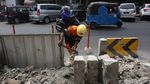 Trotoar di Cikini Mulai Direvitalisasi