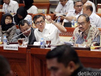 Menkum HAM Ajukan Anggaran Rp 16,6 T ke DPR