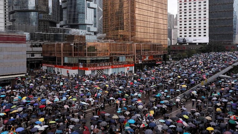 Inggris Larang Penjualan Gas Air Mata ke Hong Kong Pascademo RUU Ekstradisi