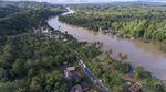 Potret Udara Banjir Besar yang Putuskan Jalan Trans Sulawesi