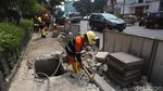 Trotoar di Cikini Mulai Direvitalisasi