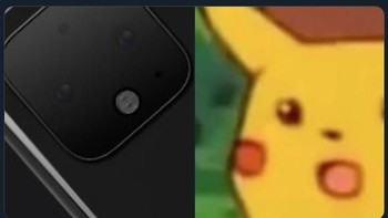 Bahkan ada yang menyamakan kamera belakang Pixel 4 dengan ekspresi wajah Pikachu yang satu ini. Foto: Istimewa