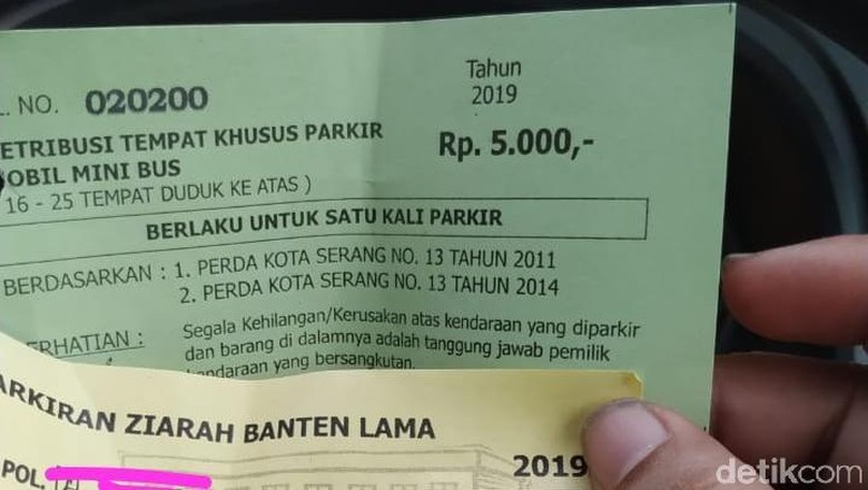 Duh Kawasan Wisata Banten Lama Banyak Parkir Liar 4963