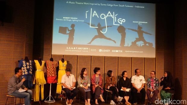 Kerja Keras di Balik Layar Pertunjukan Kelas Dunia 'I La Galigo'