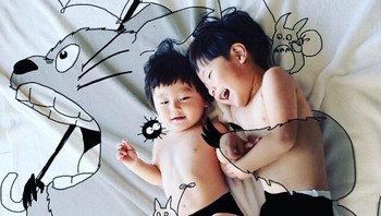 Bersama Totoro. Foto: instagram.com/yota7454/