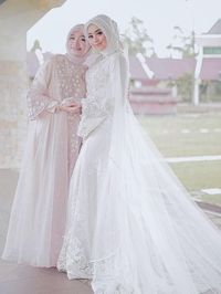 dress pengantin hijab