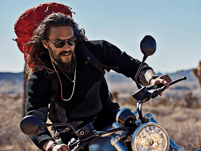 Jason Momoa tunggangi BMW Motorrad