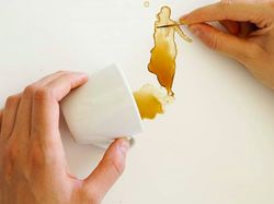 Unik! Tumpahan Kopi Jadi Seni Lukis Mengagumkan