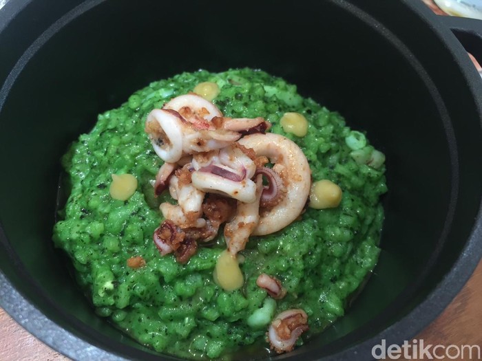 Seaweed with Squid Mellow Rice buatan Txoko (Foto: dok. detikFood) Seaweed with Squid Mellow Rice buatan Txoko (Foto: dok. detikFood)