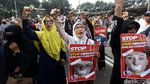 Massa Kawal Sidang Sengketa Pilpres 2019 Orasi di Patung Kuda
