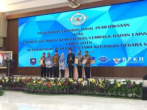 Laporan Keuangan Kemendagri dan Kemenag Dapat WTP dari BPK