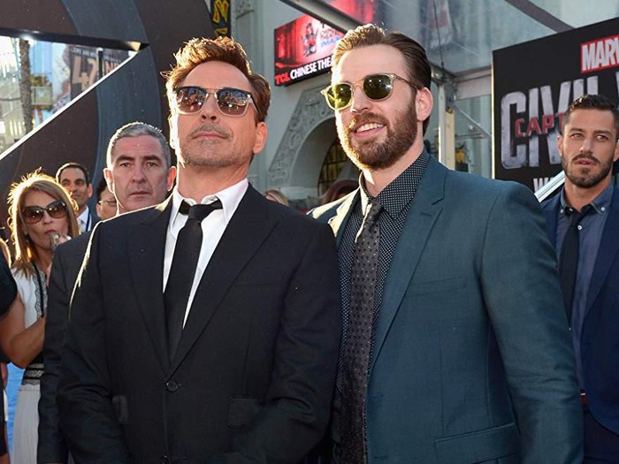 Robert Downey Jr dan Chris Evans