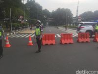 Jelang Sidang Gugatan Pilpres di MK, Jl Medan Merdeka Barat Ditutup