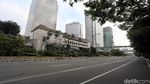 Imbas Sidang Sengketa Pilpres, Jalan MH Thamrin Lengang