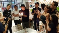 Setiap perayaan ulang tahun Thomas ternyata berlangsung meriah. Apalagi dihadiri sahabat artis seperti Meisya Siregar dan keluarga. Foto: Instagram thomasdjorghi