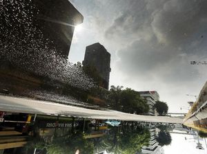 Imbas Sidang Sengketa Pilpres, Jalan MH Thamrin Lengang