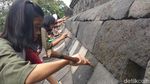 Foto: Aksi Bersih-bersih Candi Borobudur