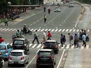 Aktivitas di Thamrin Tetap Normal Meski Ada Sidang Sengketa Pilpres