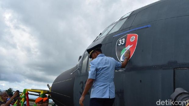 Selain Skadron 33 Makassar, KSAU juga meresmikan Skadron 27 Biak, Papua