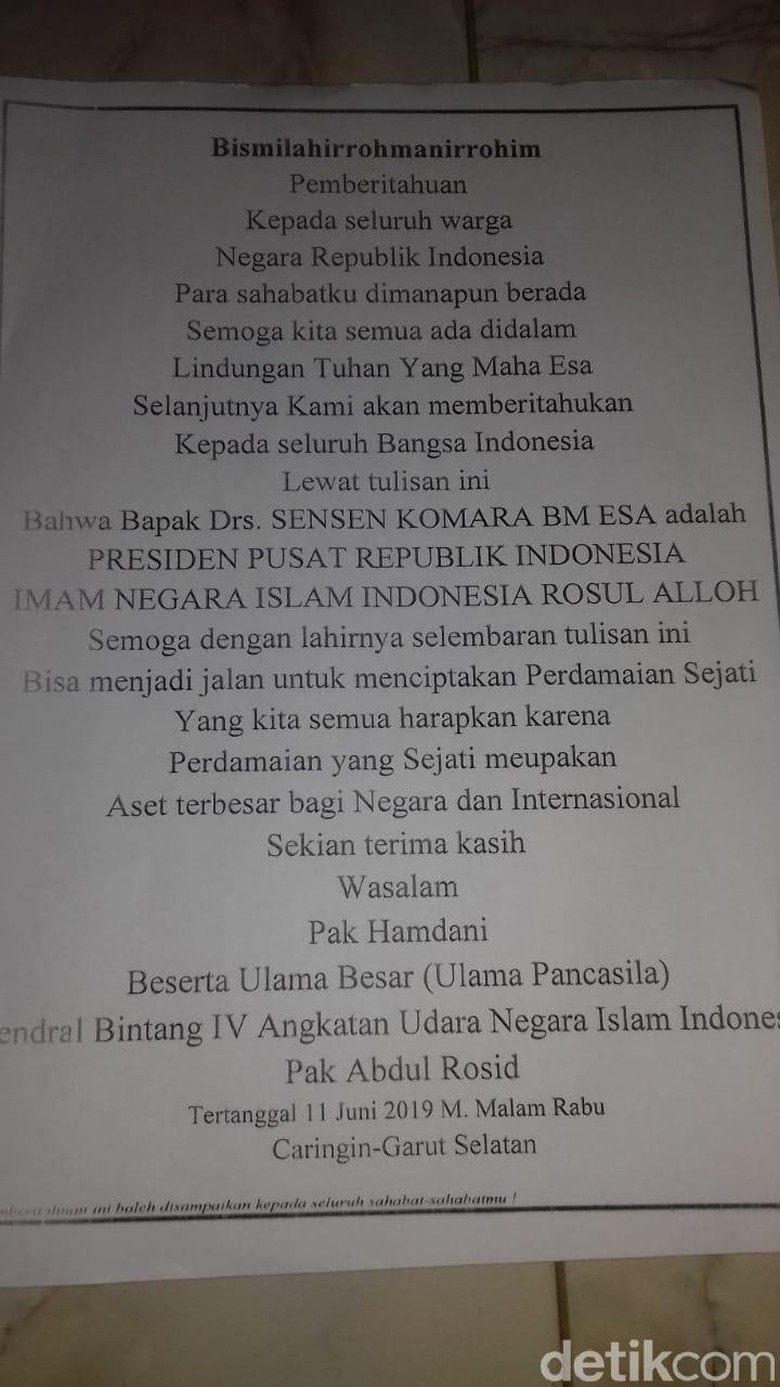 Pembuat Surat Sensen Presiden Republik Indonesia Akhirnya Kena Batunya Pembuat Surat Sensen Presiden Republik Indonesia Akhirnya Kena Batunya