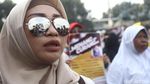Massa Kawal Sidang Sengketa Pilpres 2019 Orasi di Patung Kuda