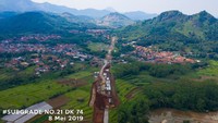 Dari 32 titik yang secara masif sedang dikerjakan, salah satunya adalah Tunnel Walini. Foto: Dok. KCIC