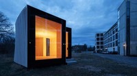 Mengutip Inhabitat ada rumah besutan IBA Timber Prototype House yang memiliki proyek arsitektur mikro yang unik. Inhabitat/Thomas Mueller.