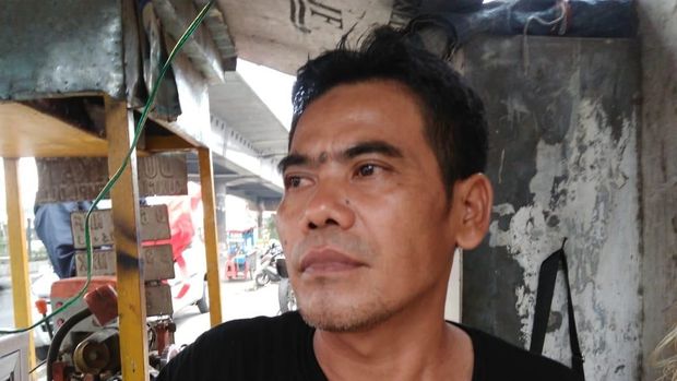 Asep Hidayat, saksi di lokasi kejadian.