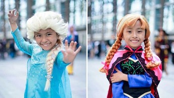 Mereka telah menjadi cosplayer sejak usia 3 tahun. Foto: Chihiro and Chieko via Bored Panda