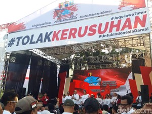 Warga Jatim Ramai-ramai Tolak Kerusuhan