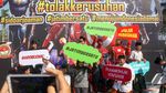 Batman, Superman, Spiderman dan Iron Man Deklarasi Tolak Kerusuhan