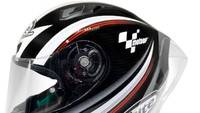 Helm yang dikenakan Dovizioso (Suomy) telah lolos tes homologasi. Namun masih menunggu homologasi dari FIM. Foto: FIM Racing Homologation Programme