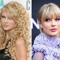 Penyanyi lain yang makin tua makin cantik adalah Taylor Swift. Dulu, ia terlihat manis dan lugu dengan rambut keritingnya. Kini penampilannya lebih menarik dengan makeup, tata rambut, gaun yang lebih maksimal dari pertama kali debut. Foto: Getty Images