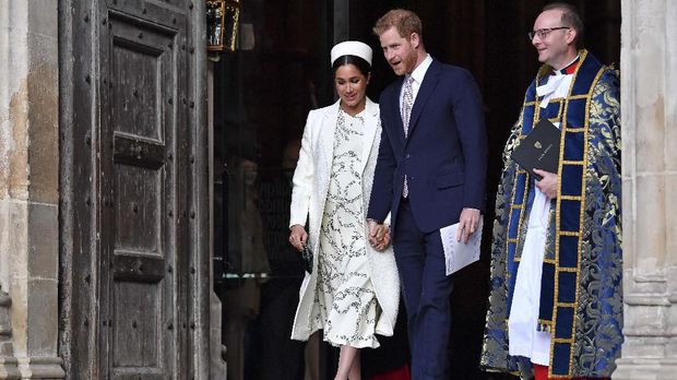 Meghan Markle saat Commonwealth Service 2019