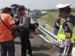 Potongan Kaki di Tol Kertosono-Nganjuk Korban Kecelakaan, Ini Kronologinya