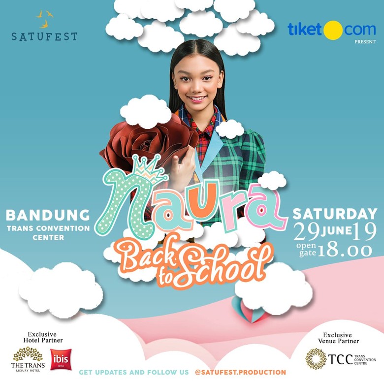 Sambut Momen Back To School, Naura Gelar Konser di Bandung