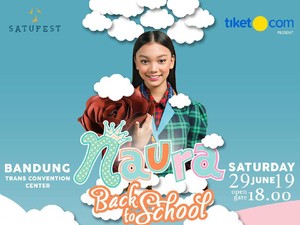 Sambut Momen Back To School, Naura Gelar Konser di Bandung