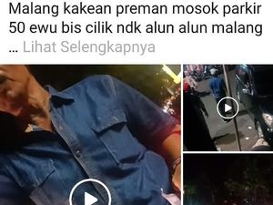 2 Jukir di Alun-alun Kota Malang yang Tarik Tarif Rp 50 Ribu Diamankan
