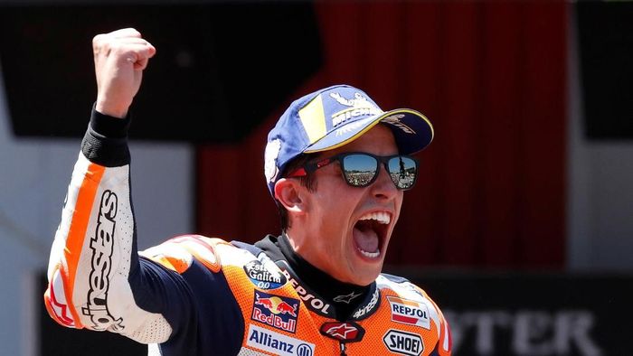 Marc Marquez diyakini akan melewati raihan gelar Valentino Rossi. (Foto: Albert Gea/REUTERS) Marc Marquez diyakini akan melewati raihan gelar Valentino Rossi. (Foto: Albert Gea/REUTERS)