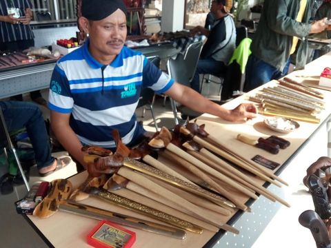 Ratusan Keris Nusantara Dipamerkan di Ratu Boko