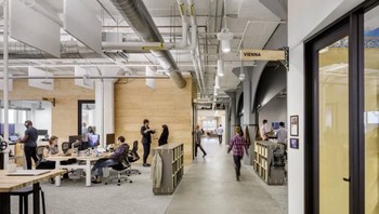 Kantor pusat ini dibuka pada tahun 2017. Selain kantor baru ini, masih ada kantor lamanya yang juga berlokasi di San Francisco. Foto: Office Snapshot