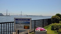 Selain bisa melihat laut dan mengagumi Teluk Tokyo, traveler juga bisa mampir ke Taman Umi-Shibaura yang dikelola oleh pihak Toshiba. Hanya saja, area ini terbuka untuk tamu (Facebook/Takeshi Hoshino)