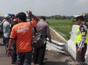 Sampel Potongan Kaki Ditemukan di Tol Kertosono Dikirim ke Polda Jatim