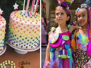 Meriah! Kim dan Kourtney Kompak Rayakan Pesta Anaknya dengan Tema Candy Land