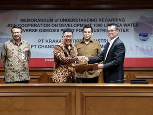Rogoh Rp 1,5 T, Krakatau Steel Olah Air Laut buat Kebutuhan Industri